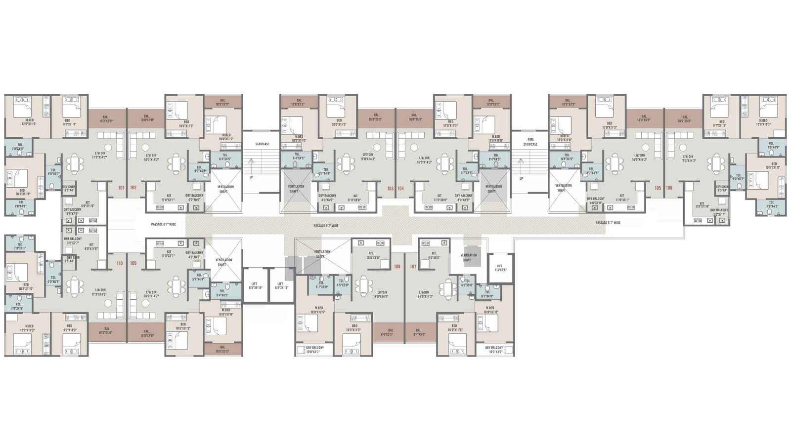 Kesar-High-Street-1st-Floor-plan